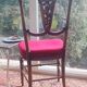 Rare Napoleon III bedroom chair (1870/80), in English style.
