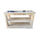 Table de drapier console etagère