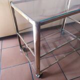 Broncz table in gilded brass