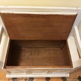 Wooden chest bench