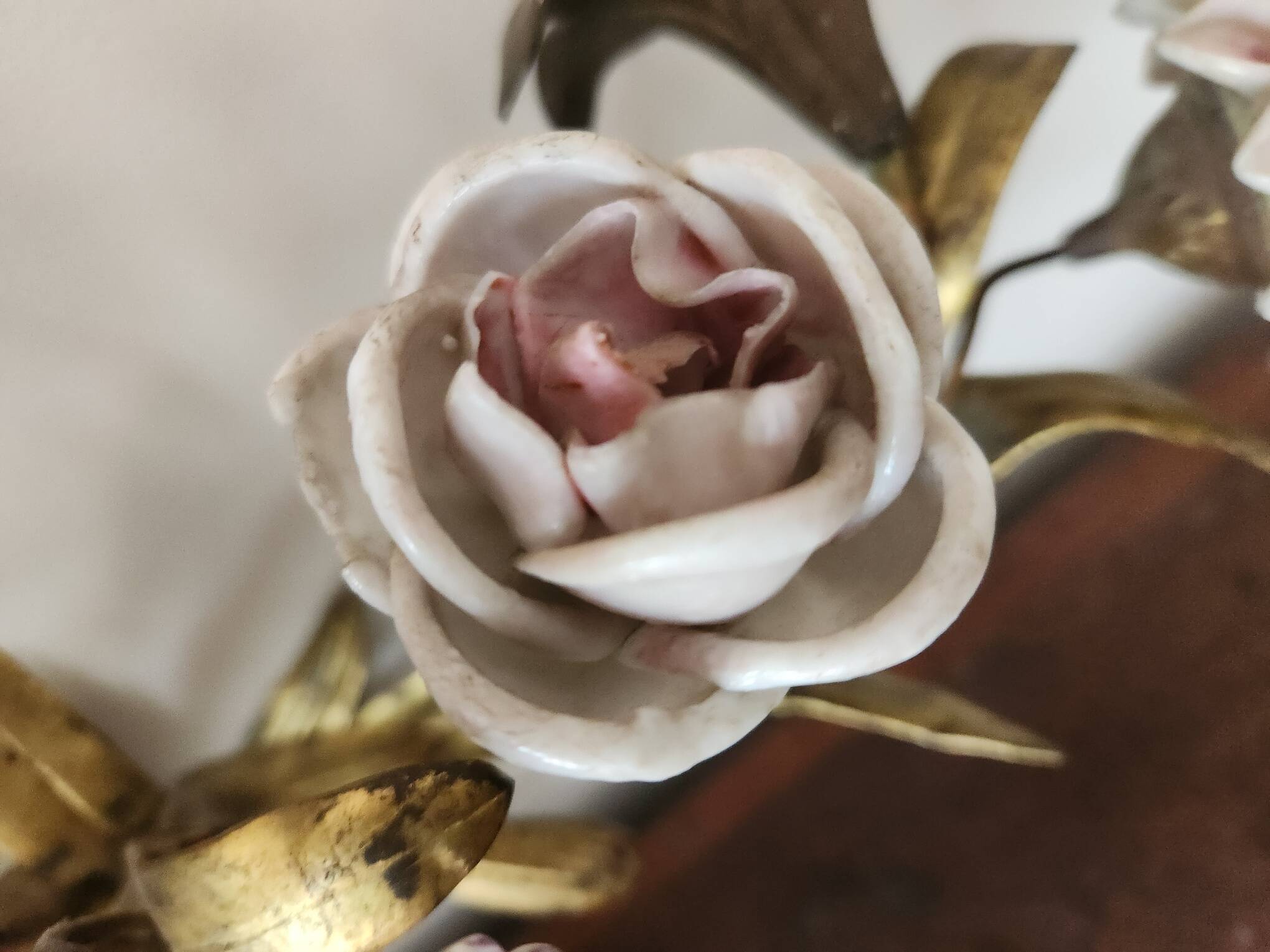 Bronze chandelier wall lights x 2