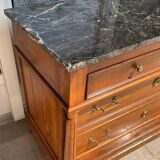 Antique chest of drawers on top