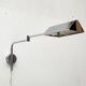 Mid-century Hollywood Regency chrome wall lamp by Florian Schulz for Interline, 1970s.