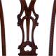 Antique table and chairs from the 19th century, Western Europe.