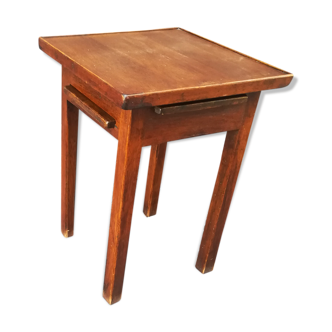 Side table, oak square sofa end