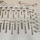 Housewife of 36 cutlery of Table DIXI silver metal + Ladle and 2 Service Cutlery