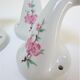 Three porcelain hooks limoges vintage japanese floral decoration