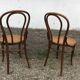 Paire de chaise fischel made in Austria bois courbé