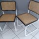 Paire de chaises Cesca B32 par Marcel Breuer 1986