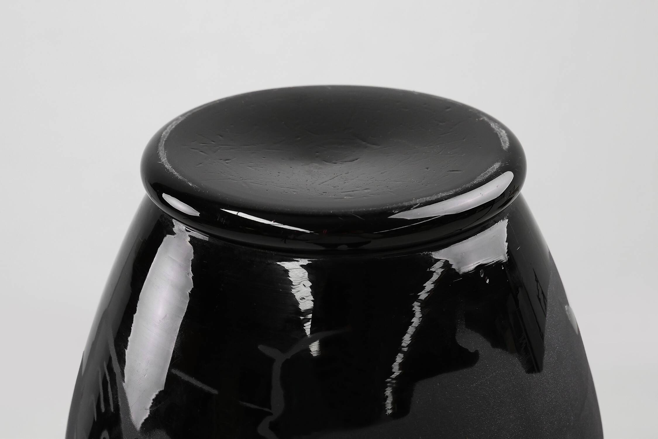 Large vase by Paul Heller and The Boom Glass “De Rupel”, Belgium 1930s