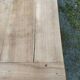 Cherry farm table, turned legs, 2 extensions