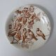 dinette Terre de fer bird plates exclusive to LE BUCHERON
