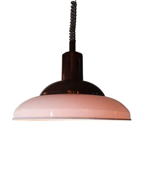 Vintage space-age plastic pendant lamp