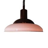 Vintage space-age plastic pendant lamp