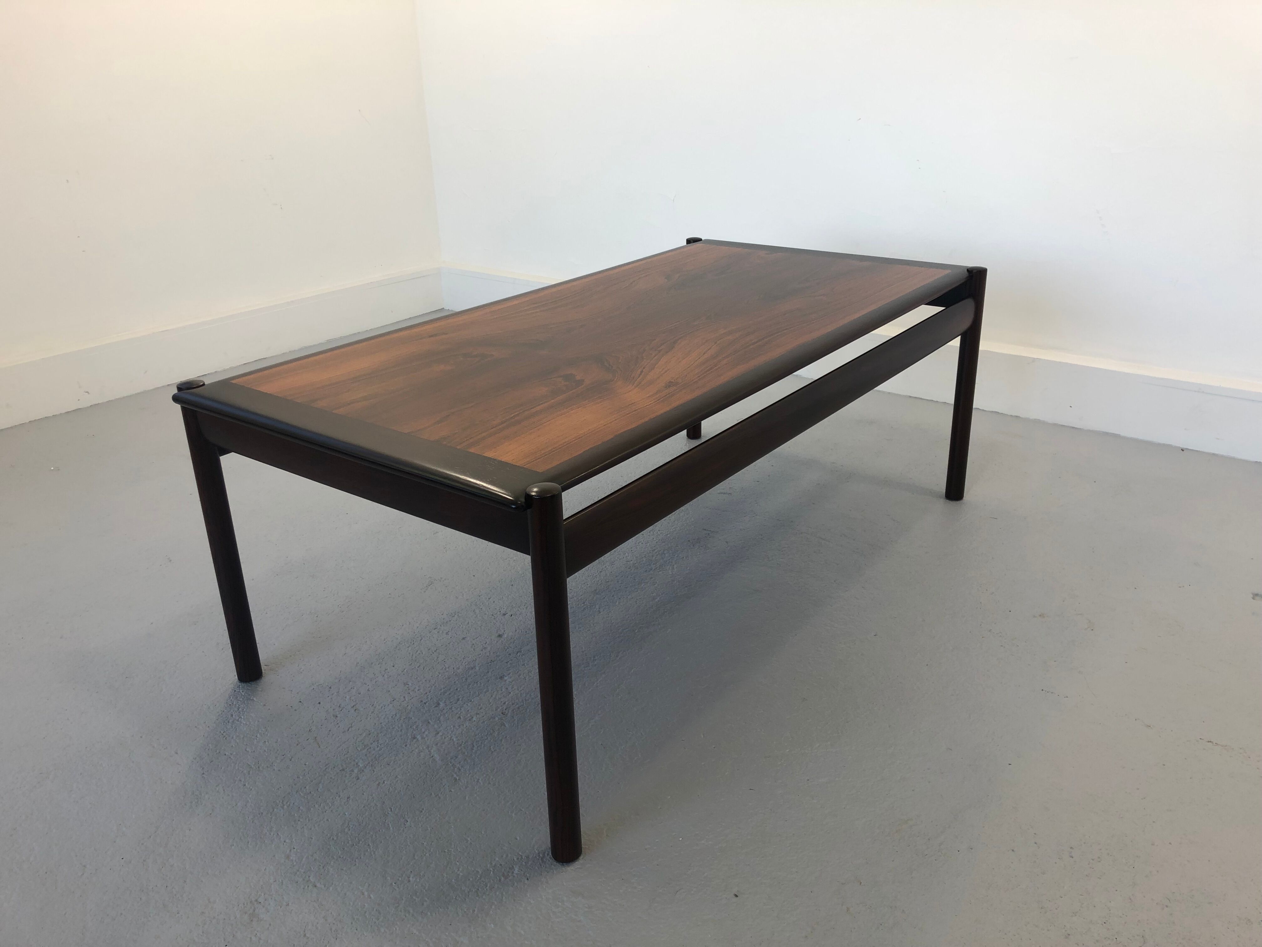 Mid-Century Modern Rosewood Coffee Table by Sven Ivar Dysthe,1970 s