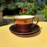 Breakfast cup and 2 subcups, Villeroy & Boch, Luxembourg model