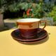 Breakfast cup and 2 subcups, Villeroy & Boch, Luxembourg model