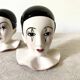 Pierrot salt and pepper egg cups