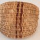 Old banana basket with wicker two colors