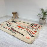 Handmade Moroccan Berber carpet 230 x 144 CM