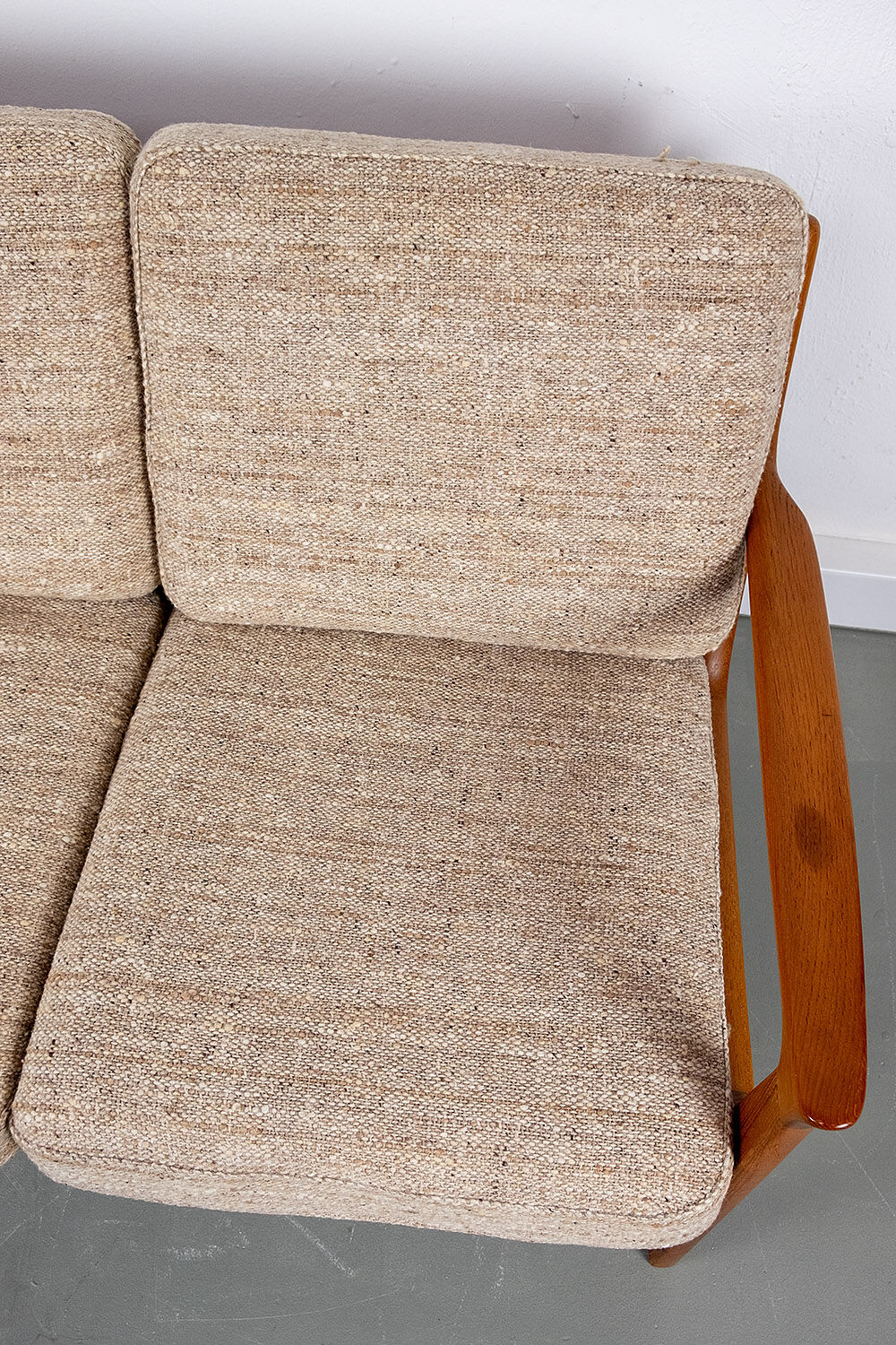 Vintage Teak 3 Seater Sofa by Juul Kristensen, 1960