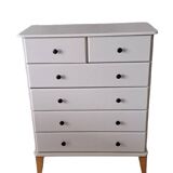 Rød Sødgren linen chest of drawers