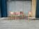 Set of 4 Willy Rizzo Cidue chairs 1970