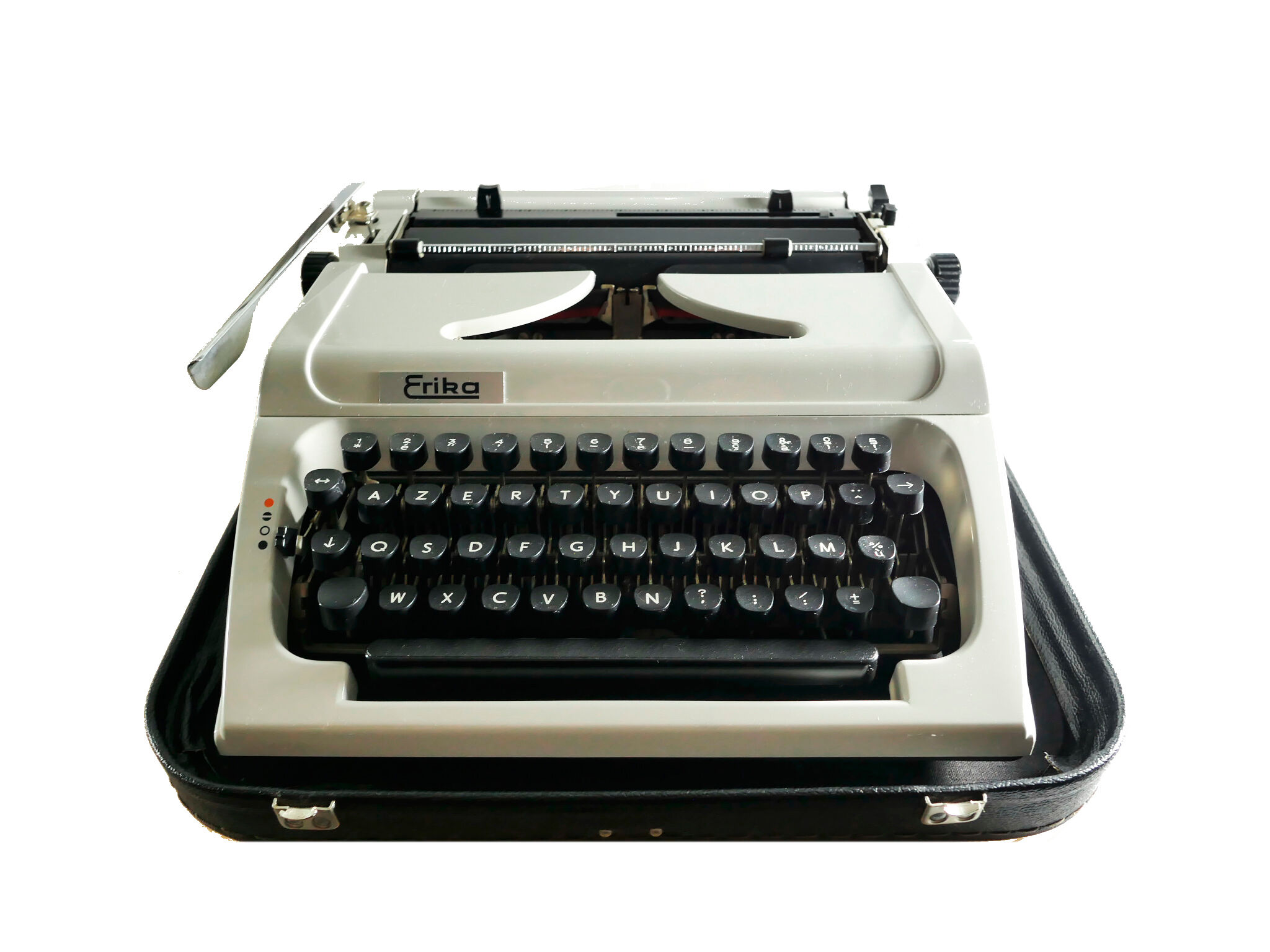 Erika 150 grey collector typewriter revised new ribbon