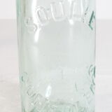 Old bottle of lemonade a ball glass Soulie in Confolens in charente