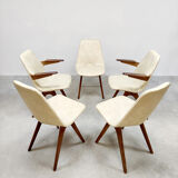 Midcentury Dutch design dining chairs