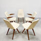 Chaises de salle à manger au design hollandais du milieu du siècle