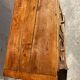 Old wooden baker's chest with storage drawers