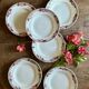 Set of 6 antique deep plates - Saint Amand Céranord