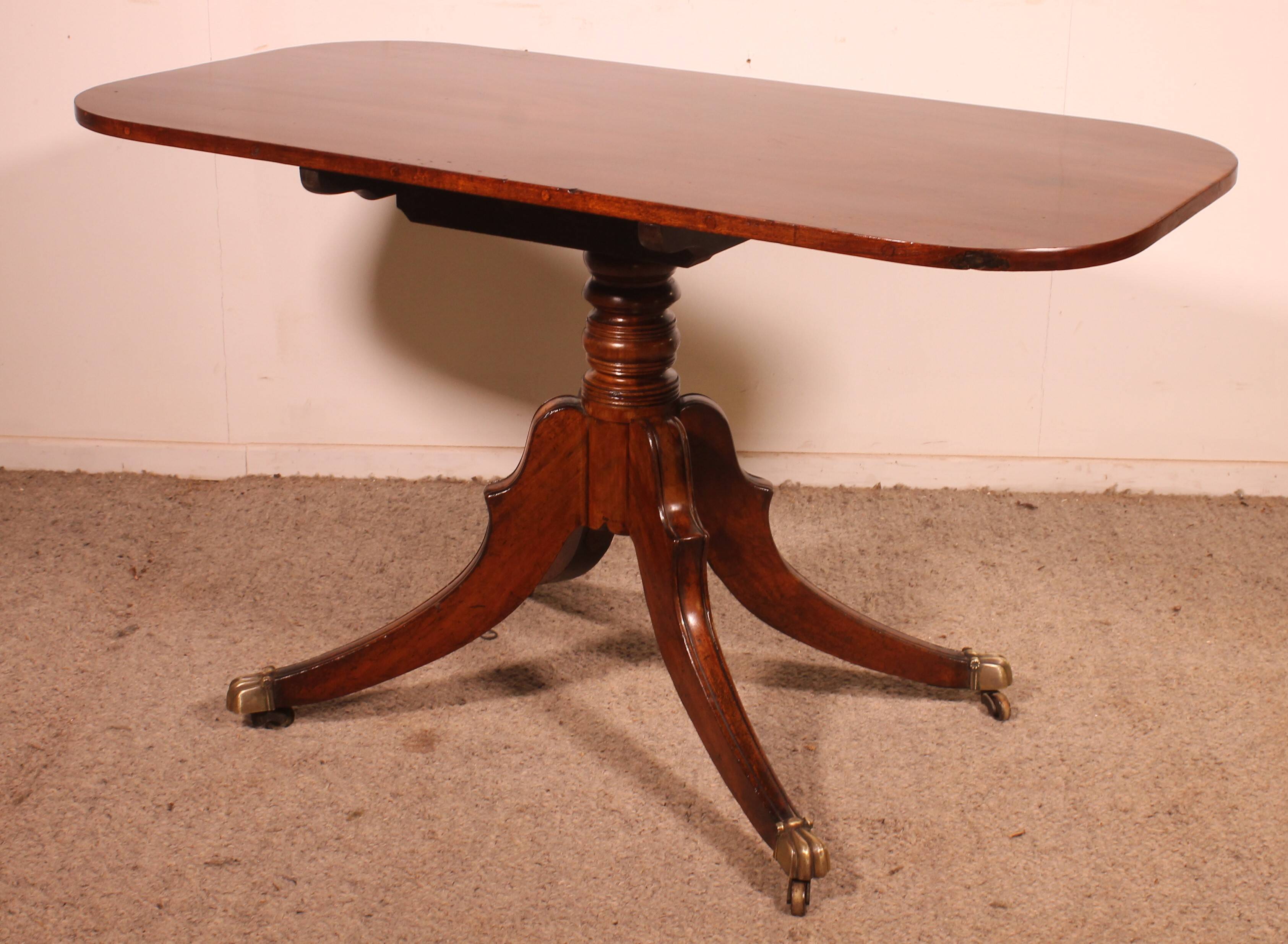 English mahogany console - 18th century