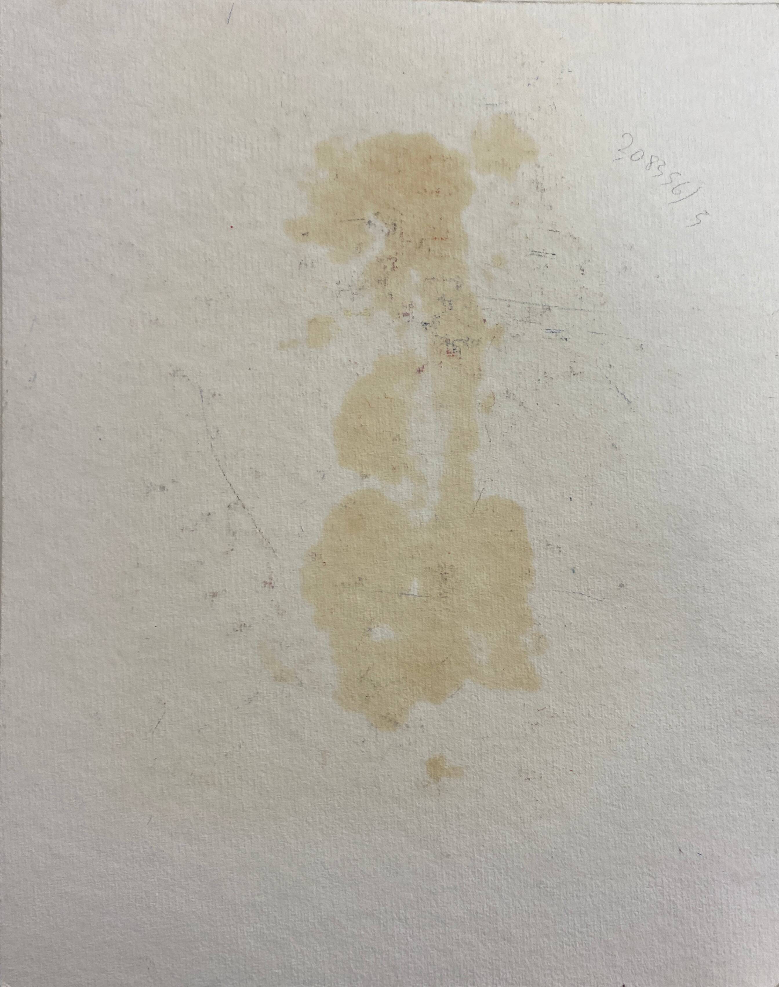 Painting "Lady with the Black Coat" HSP by J.M. Brossat (born in 1946)