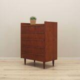 Commode en teck, design danois, années 1970, production : Danemark