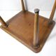 table basse d'appoint en bois pieds compas Design années 1950/60