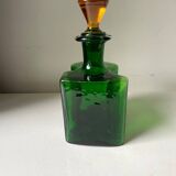 Holmegaard Dark Green Vintage with orange cap Decanter Danish