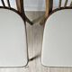 Set of 4 Baumann chairs model no. 153 – solid beech and faux leather – 1960s