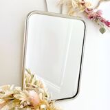Rectangular barber mirror 18x13,5cm