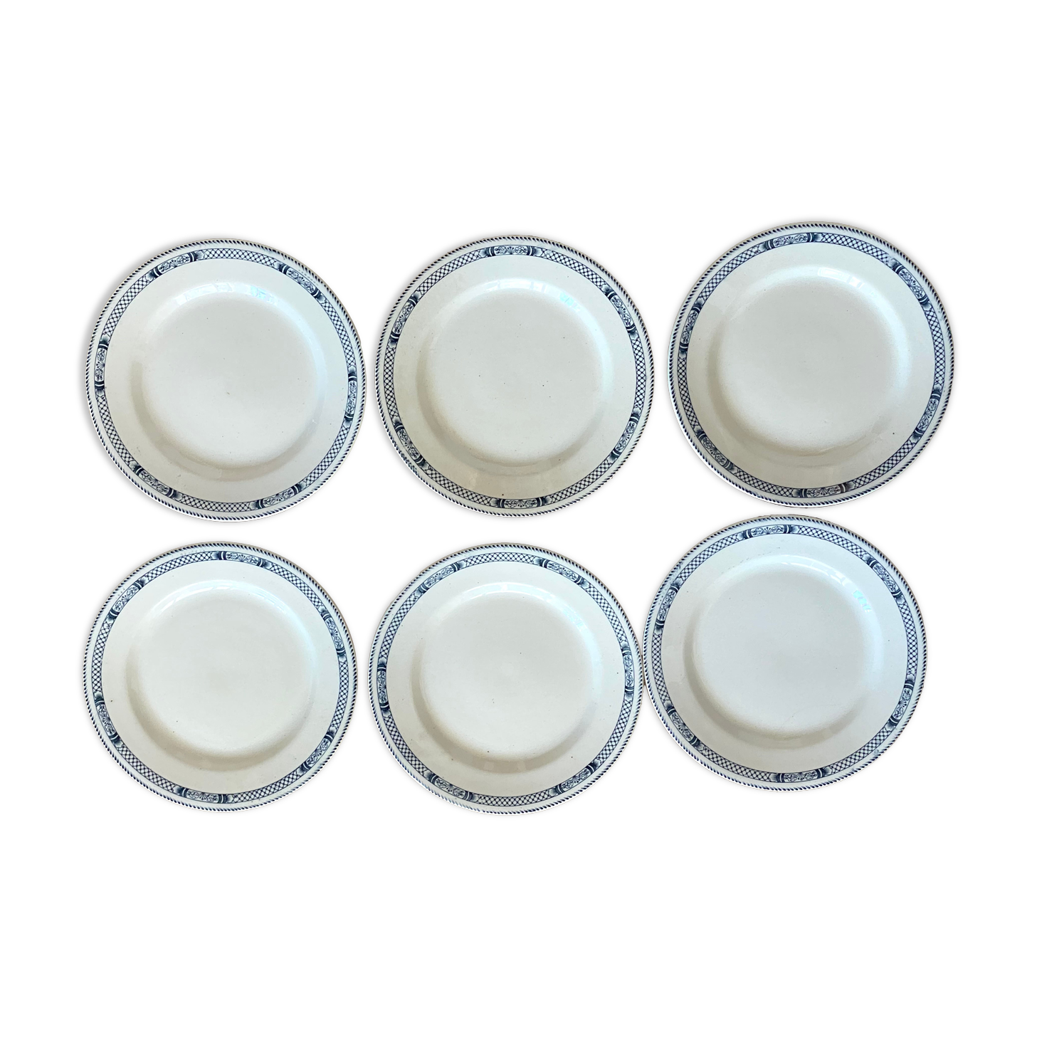 6 plates Iron Earth. Salins model Vauban