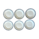 6 plates Iron Earth. Salins model Vauban