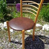 Paire ancienne de chaises EKA Wohnmobef