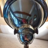 Industrial stainless steel lamp, Atheeza brand, made in Usés, France, 1992