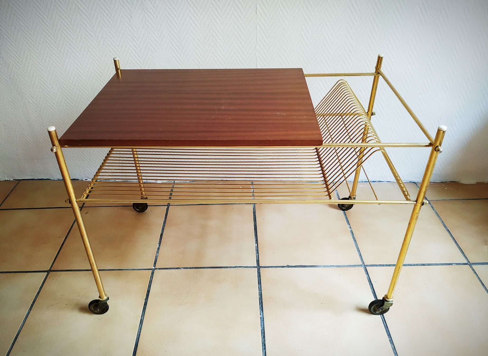 Vintage record player table