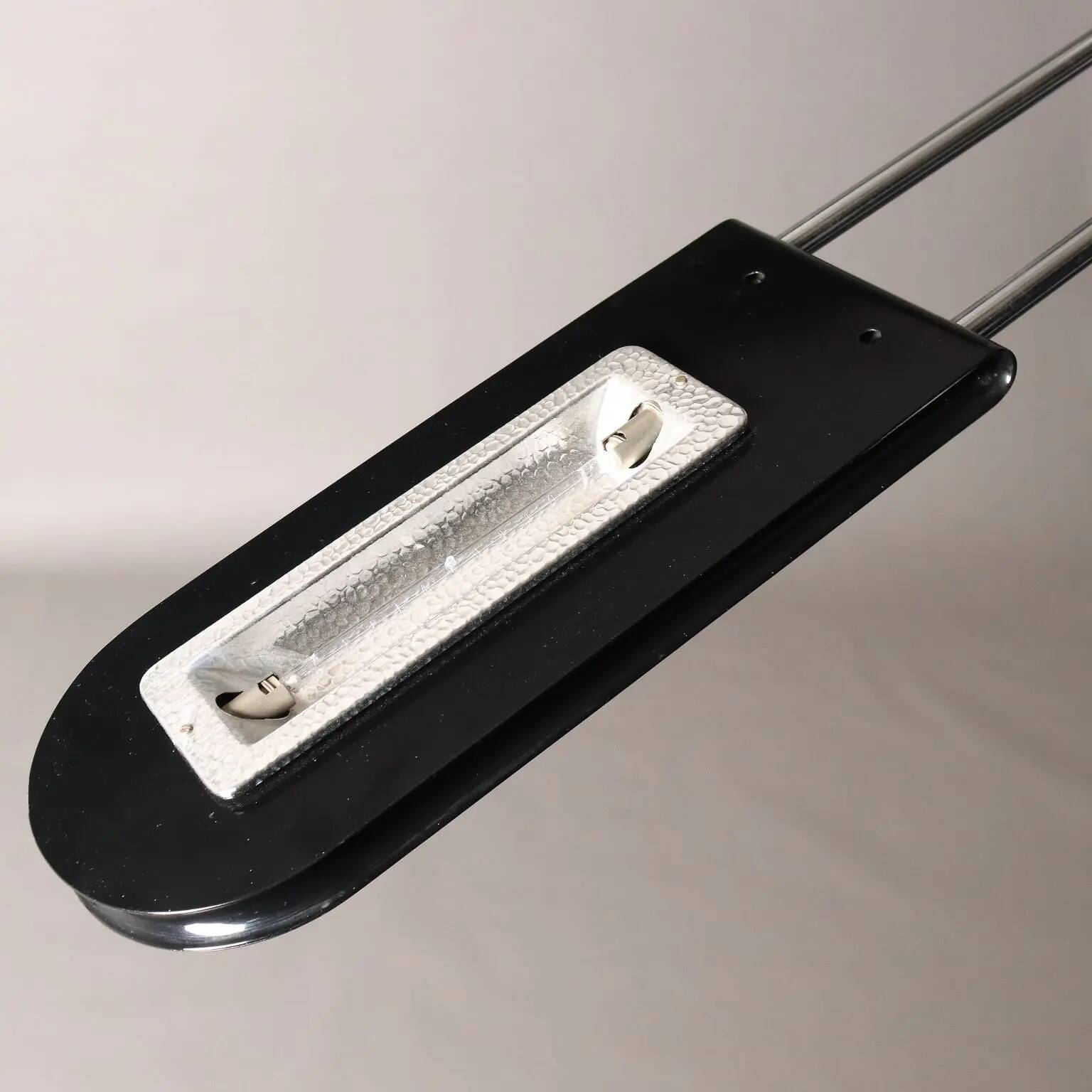 Skipper Gesto lamp, design by B. Gecchelin, vintage, metal, 1970s.
