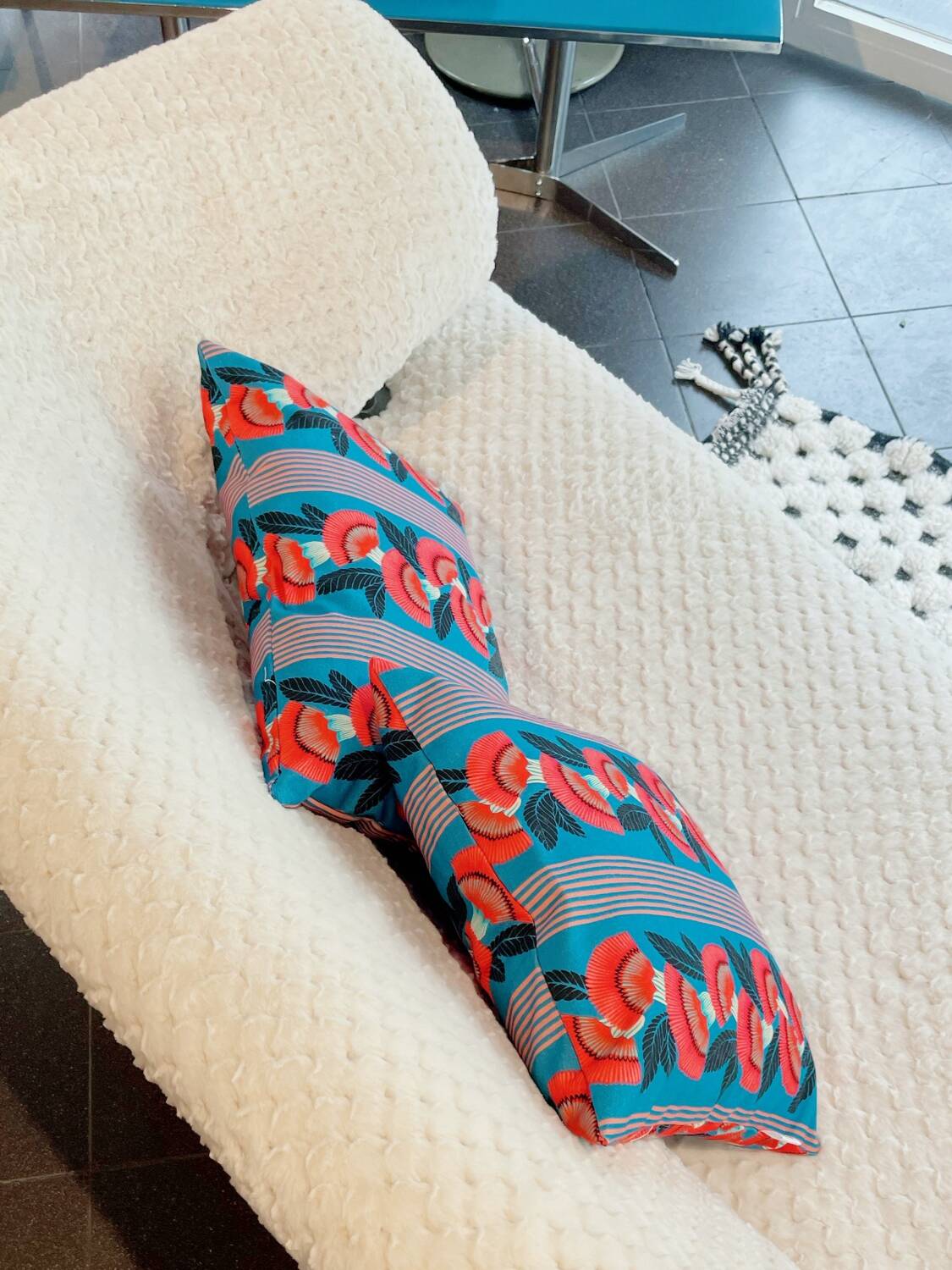 Vintage three-seater sofa