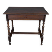 Small oak desk table, Louis XIV style – 2nd half of the 19th century