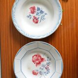 Lot of 2 plates Digoin and Sarreguemines