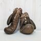 Vintage leather boxing gloves